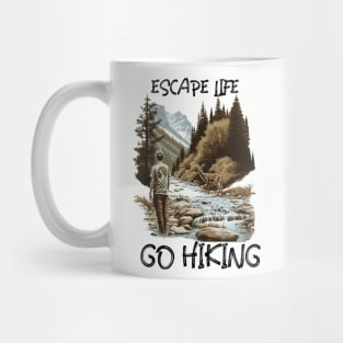 Escape Life Go Hiking Mug